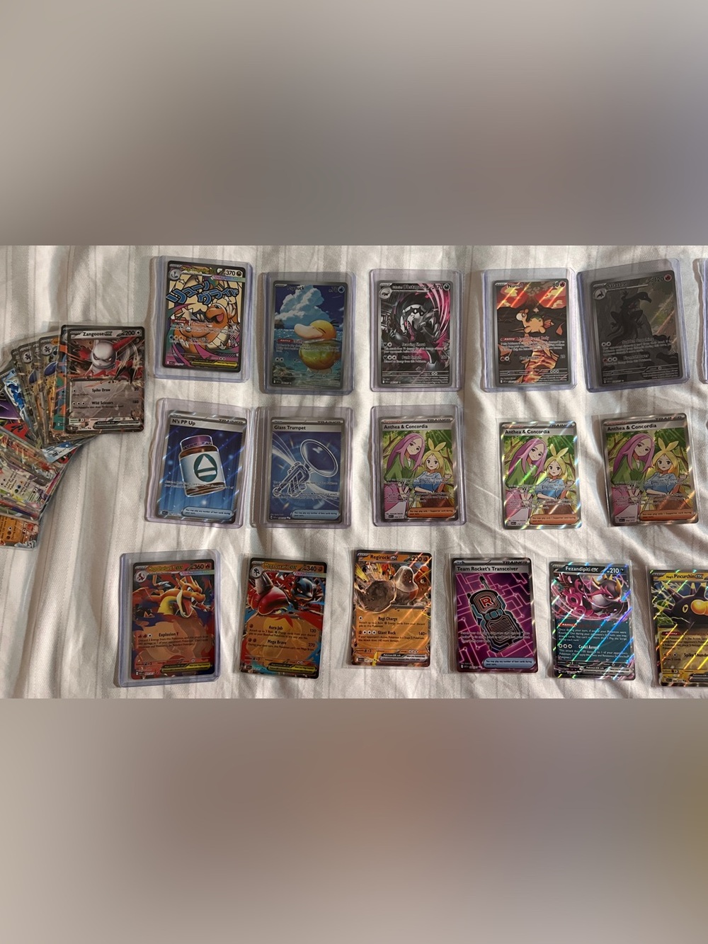 Pokemon Trading Card Protective Sleeves - Clear Purple Hard Case (Pack)